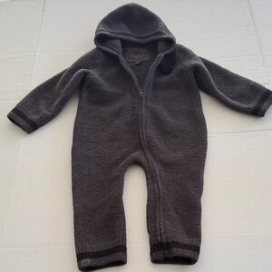 Barefoot dreams cozy chic classic Disney infant Mickey playsuit carbon